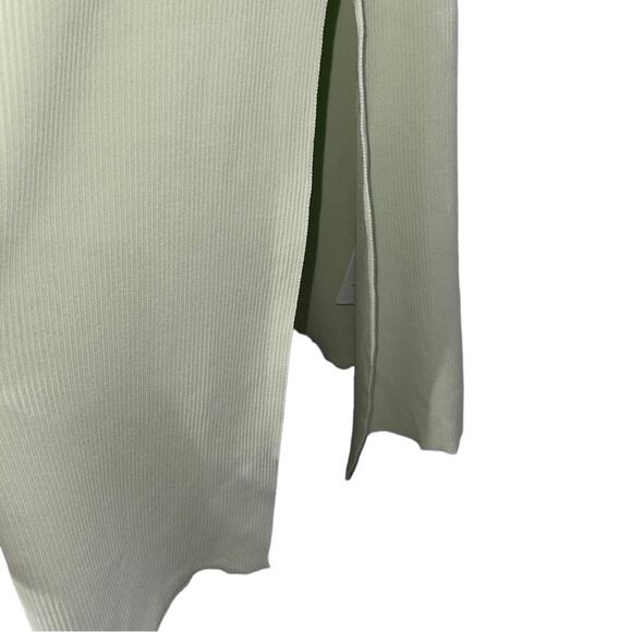 NWT! Maje Rib-Knitted Fitted Scoopback Midi Dress - Large (MSRP: $415) - Picture 14 of 16